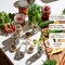Glass Spice Jars with Bamboo Lids & Labels – Airtight Kitchen Storage Set with Funnel, Organizer for Spices, Seasonings, Sugar, and Other Dry Ingredients